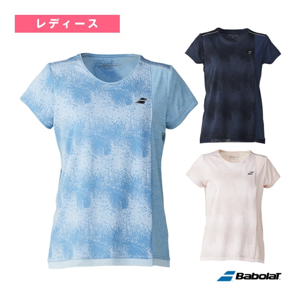 [バボラ テニスウェア（レディース）] VS ショートスリーブシャツ／VS SHORT SLEEVE SHIRT／レディース（BWG5320）