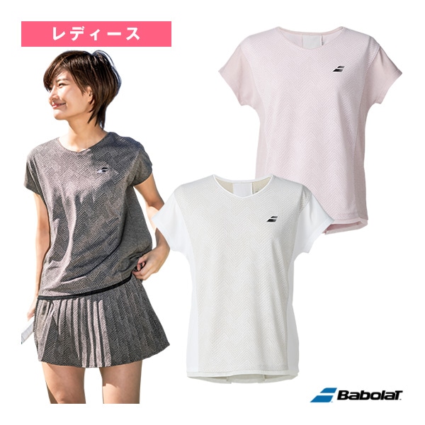 [バボラ テニスウェア（レディース）] VSレンジ 半袖シャツ SHORT SLEEVE SHIRT レディース BWG5371