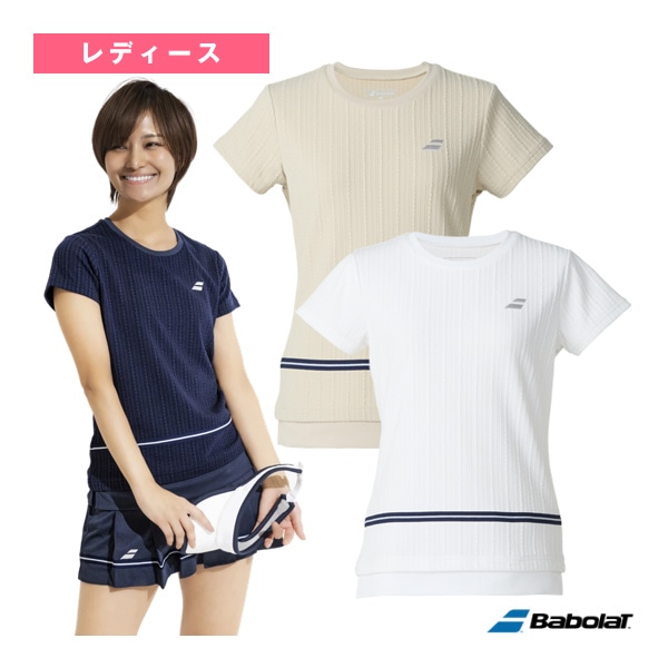 [バボラ テニスウェア（レディース）] ピュアレンジ 半袖シャツ SHORT SLEEVE SHIRT レディース BWG5375