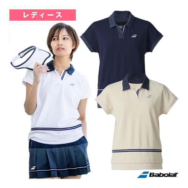 [バボラ テニスウェア（レディース）] ピュアレンジ 半袖シャツ SHORT SLEEVE SHIRT レディース BWG5376