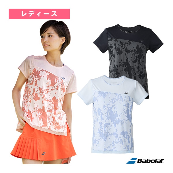 [バボラ テニスウェア（レディース）] 2026年01月下旬【予約】プレイレンジ 半袖シャツ PLAY SHORT SLEEVE SHIRT レディース BWG6320