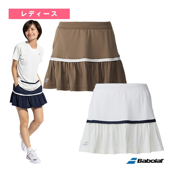 [バボラ テニスウェア（レディース）] 2026年02月下旬【予約】プレイレンジ スコート PLAY SKORT レディース BWG6426