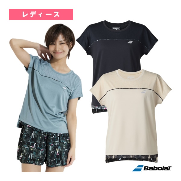 [バボラ テニスウェア（レディース）] ピュアレンジ 半袖シャツ SHORT SLEEVE SHIRT レディース BWP5574