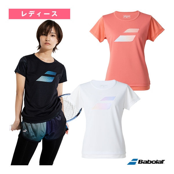 [バボラ テニスウェア（レディース）] ピュアレンジ 半袖シャツ SHORT SLEEVE SHIRT レディース BWP5578