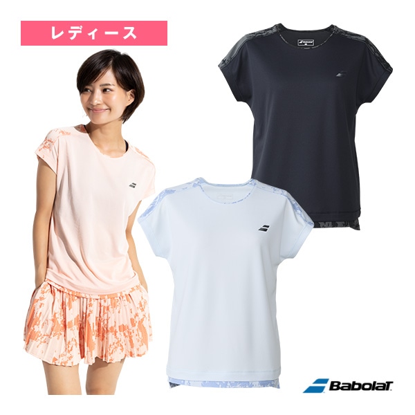 [バボラ テニスウェア（レディース）] 2026年01月下旬【予約】プレイレンジ 半袖シャツ ルーズフィット PLAY SHORT SLEEVE SHIRT LOOSE FIT レディース BWP6521