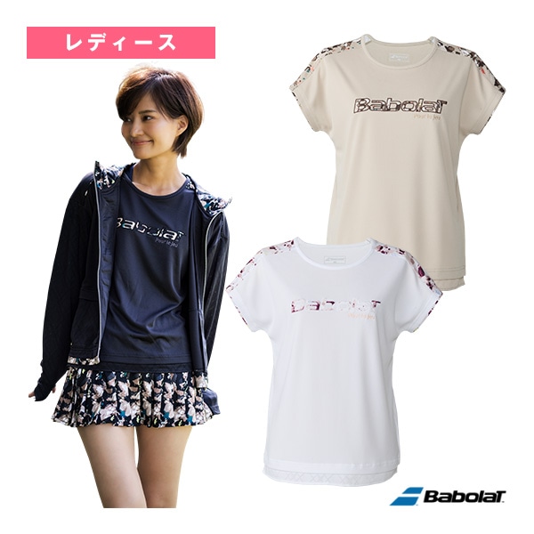 [バボラ テニスウェア（レディース）] 2026年02月下旬【予約】プレイレンジ 半袖シャツ ルーズフィット PLAY SHORT SLEEVE SHIRT LOOSE FIT レディース BWP6524