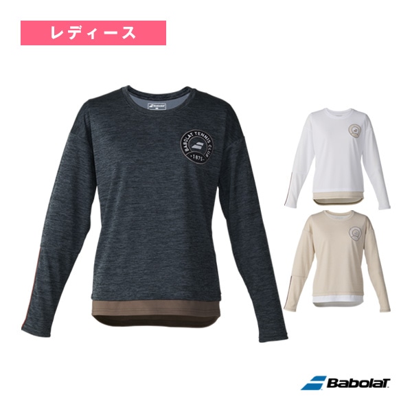 [バボラ テニスウェア（レディース）] プレイレンジ 長袖シャツ PLAY LONG SLEEVE SHIRT レディース BWP6576