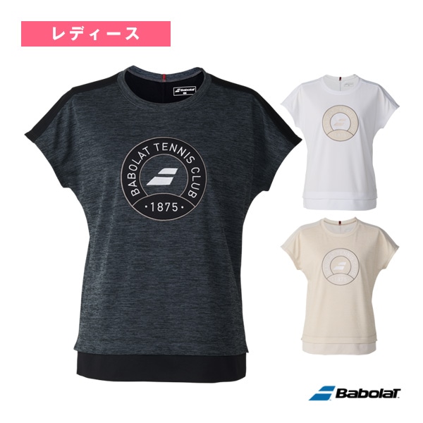 [バボラ テニスウェア（レディース）] プレイレンジ 半袖シャツ PLAY SHORT SLEEVE SHIRT レディース BWP6577