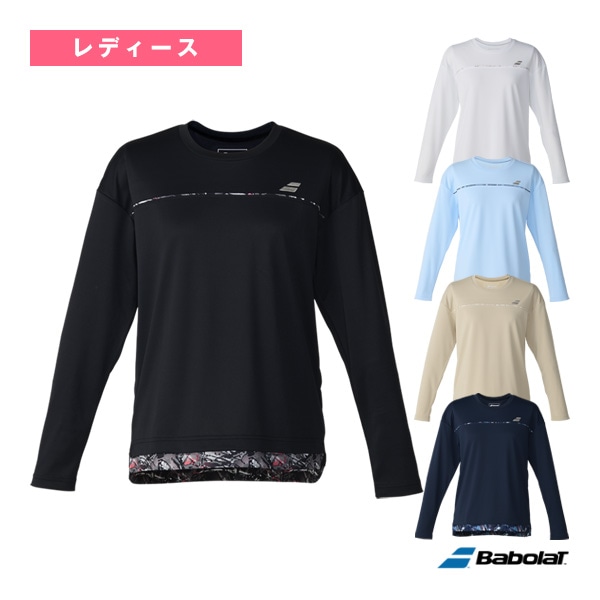 [バボラ テニスウェア（レディース）] クラブレンジ 長袖シャツ CLUB LONG SLEEVE SHIRT レディース BWP6580C
