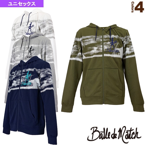 [バルデマッチ テニス・バドミントンウェア（メンズ/ユニ）] ユニジップアップパーカ／ユニセックス（BDM-A1112）
