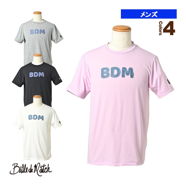 [バルデマッチ テニス・バドミントンウェア（メンズ/ユニ）] デニムロゴTシャツ／メンズ（BDM-C1108）