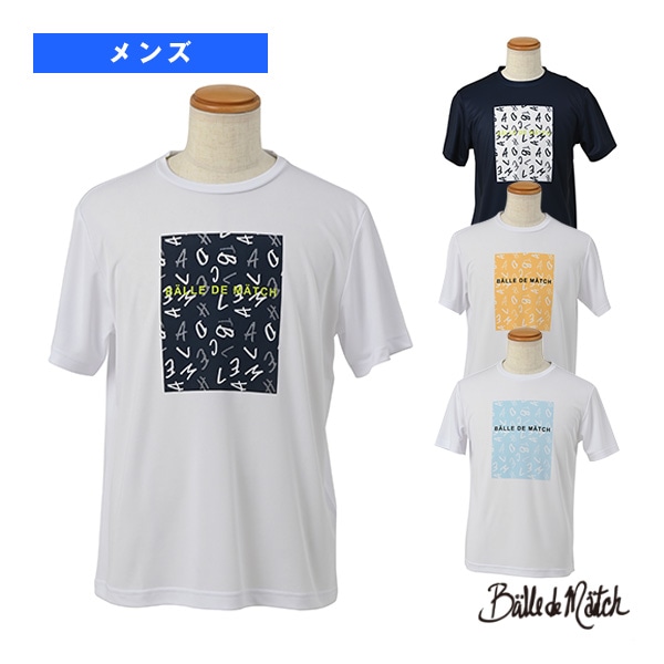 [バルデマッチ テニス・バドミントンウェア（メンズ/ユニ）] プリントTシャツ／メンズ（BDM-D1103）
