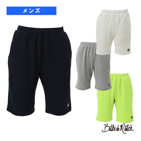 [バルデマッチ テニス・バドミントンウェア（メンズ/ユニ）] ワッフルハーフパンツ／メンズ（BDM-D1112）