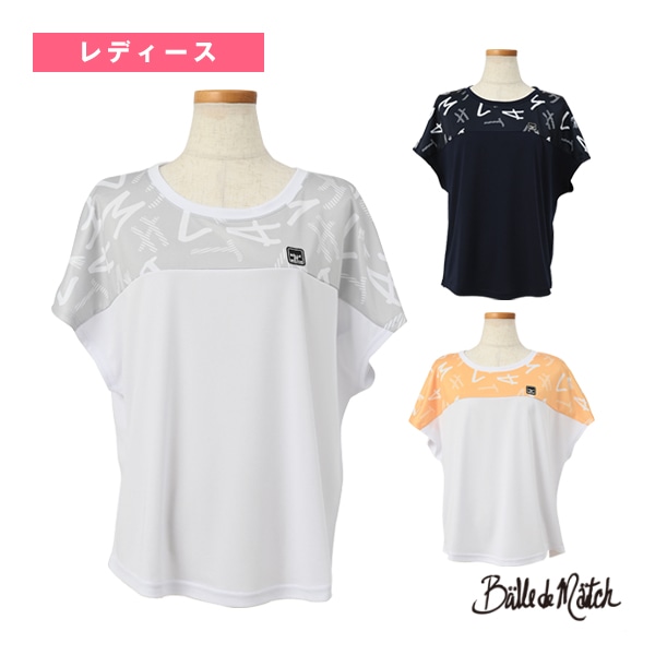 [バルデマッチ テニス・バドミントンウェア（レディース）] 切替Tシャツ／レディース（BDM-D1205）