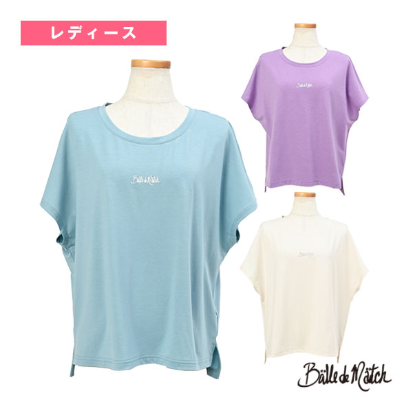 [バルデマッチ テニスウェア（レディース）] バックプリントTシャツ／レディース（BDM-E1211）