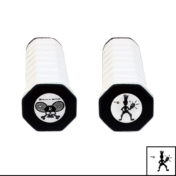 [バルデマッチ テニスアクセサリ・小物] グリッペン Gripen YIPPEE＋SKULL 2個1セット BM-JA1641