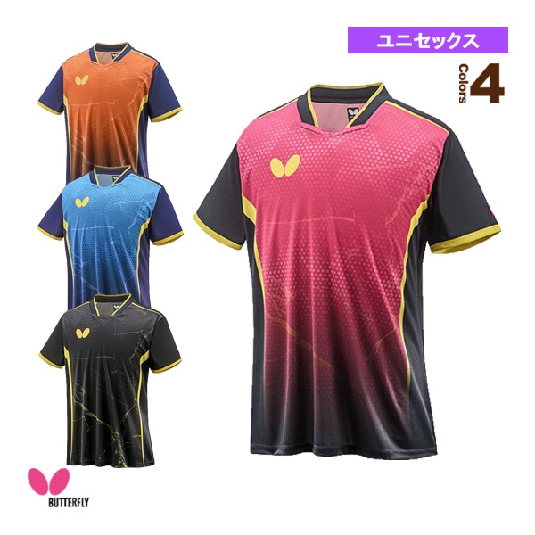 [バタフライ 卓球ウェア（メンズ/ユニ）] エリスター10シャツ／ユニセックス（46280）