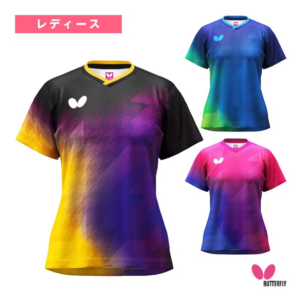 [バタフライ 卓球ウェア（レディース）] セラシアシャツ レディース 46579