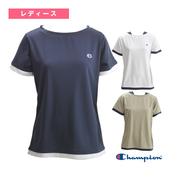[チャンピオン テニスウェア（レディース）] ゲームシャツ レディース CL5305
