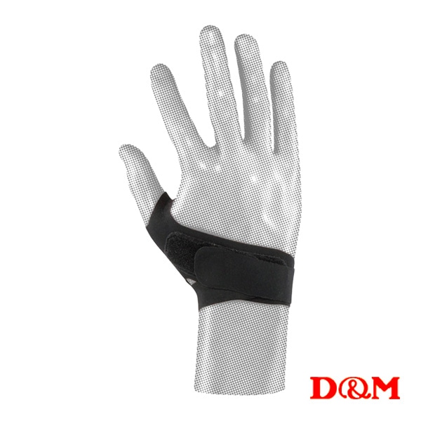 [D＆M オールスポーツサポーターケア商品] サムラップ 親指関節用 圧迫調節可能 1個入 D-30