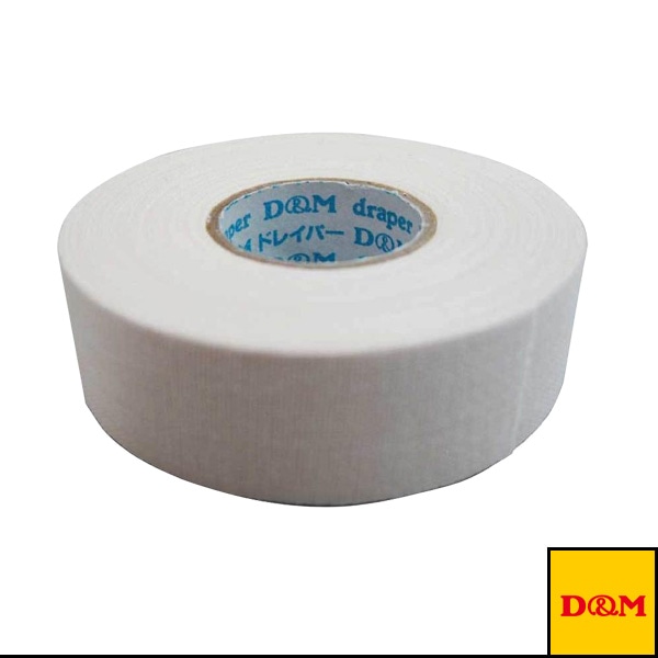 [D＆M オールスポーツサポーターケア商品] ドレイパーコットンテープ 幅19mm 非伸縮性 DC-19