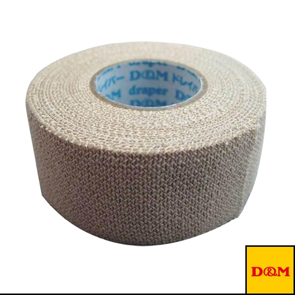 [D＆M オールスポーツサポーターケア商品] ドレイパーエラスチックテープ 幅25mm 伸縮性・厚手タイプ DE-25