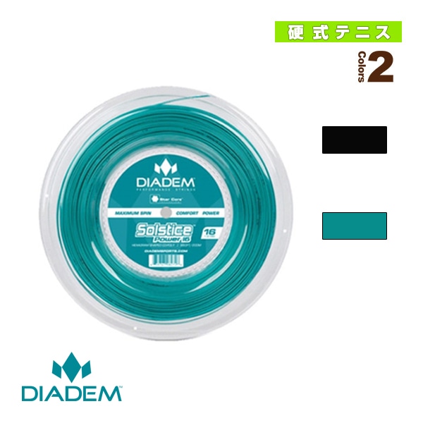 [ダイアデム テニスストリング（ロール他）] ソルティス パワー Solstice Power 200mロール TFA012-017