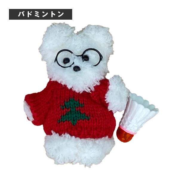 [その他 バドミントンアクセサリ・小物] くましゃんバドチャーム DMM-TK0027