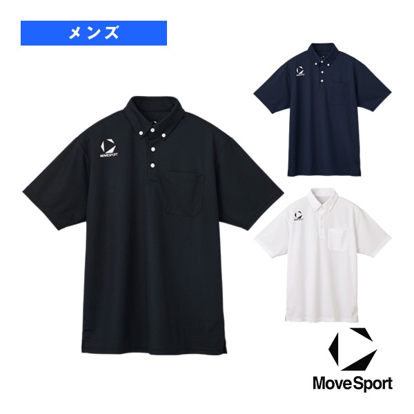 [ムーブスポーツ オールスポーツウェア（メンズ/ユニ）] ボタンダウンポロシャツ メンズ ST5SHST1M