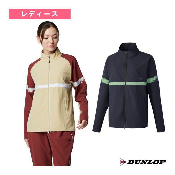 [ダンロップ テニスウェア（レディース）] トラックジャケット レディース DAF-5620W
