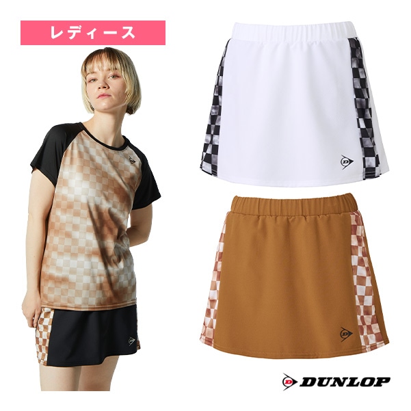 [ダンロップ テニス・バドミントンウェア（レディース）] スカート／レディース（DAK-2482W）