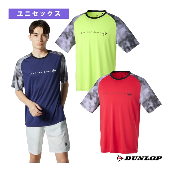 [ダンロップ テニス・バドミントンウェア（メンズ/ユニ）] Tシャツ／ユニセックス（DAL-8402）