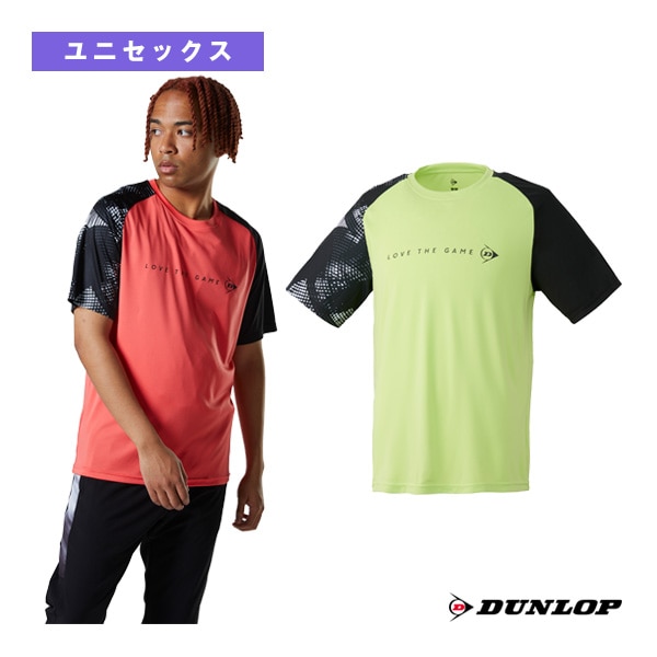 [ダンロップ テニスウェア（メンズ/ユニ）] プラクティスTシャツ／ユニセックス（DAL-8442）