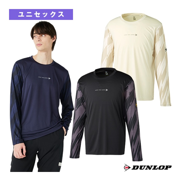 [ダンロップ テニスウェア（メンズ/ユニ）] ロングスリーブTシャツ ユニセックス DAL-8543