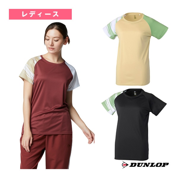 [ダンロップ テニスウェア（レディース）] Tシャツ レディース DAL-8620W