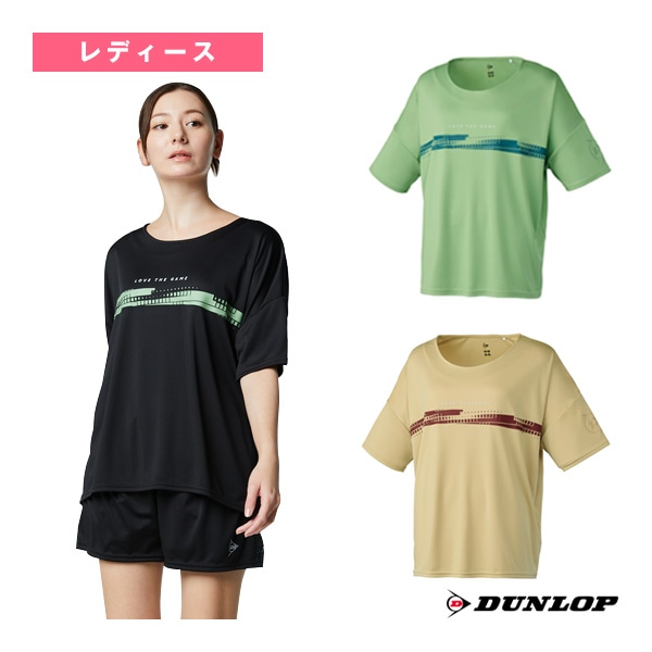 [ダンロップ テニスウェア（レディース）] Tシャツ レディース DAL-8621W