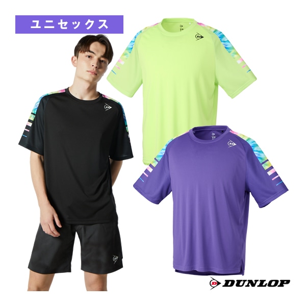 [ダンロップ テニス・バドミントンウェア（メンズ/ユニ）] ゲームシャツ／ユニセックス（DAP-1403）