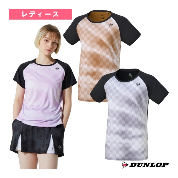 [ダンロップ テニス・バドミントンウェア（レディース）] ゲームシャツ／レディース（DAP-1420W）