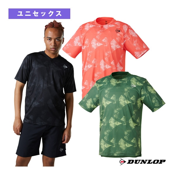 [ダンロップ テニスウェア（メンズ/ユニ）] ゲームシャツ／ユニセックス（DAP-1441）
