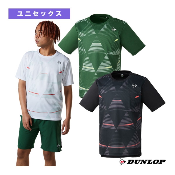 [ダンロップ テニスウェア（メンズ/ユニ）] ゲームシャツ／ユニセックス（DAP-1443）