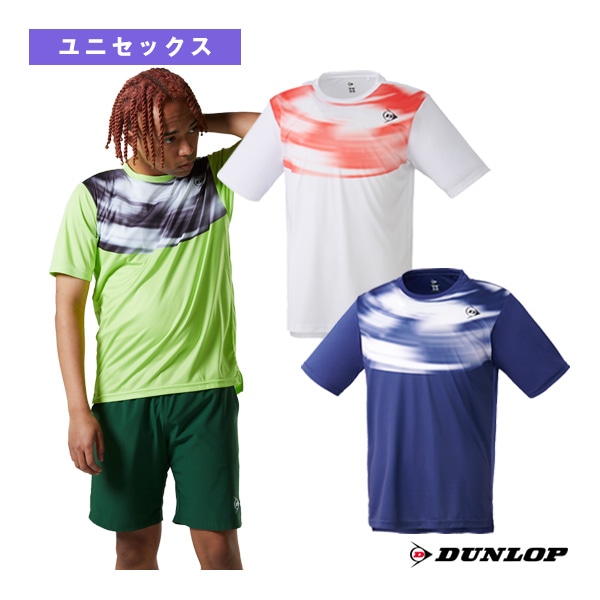 [ダンロップ テニスウェア（メンズ/ユニ）] ゲームシャツ／ユニセックス（DAP-1444）