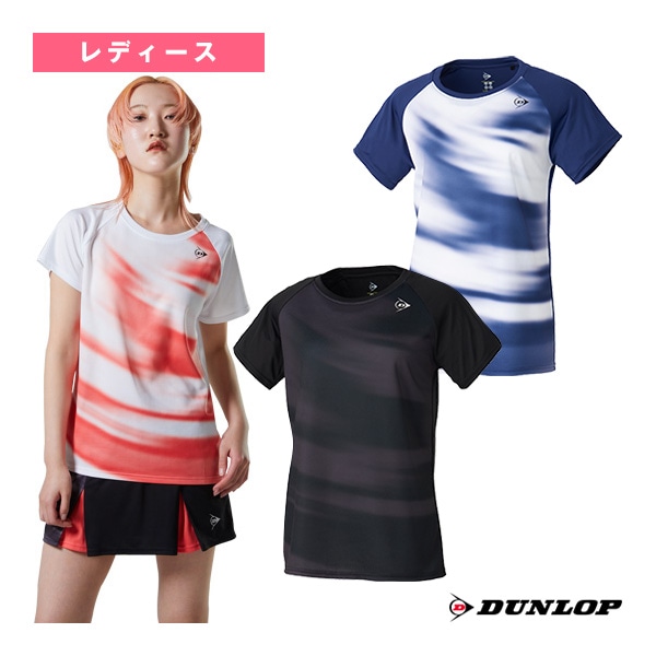 [ダンロップ テニスウェア（レディース）] ゲームシャツ／レディース（DAP-1460W）