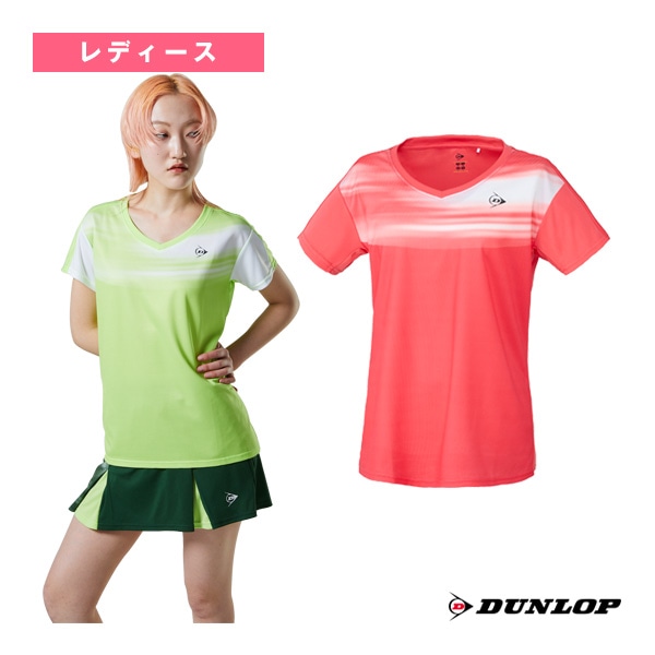 [ダンロップ テニスウェア（レディース）] ゲームシャツ／レディース（DAP-1462W）