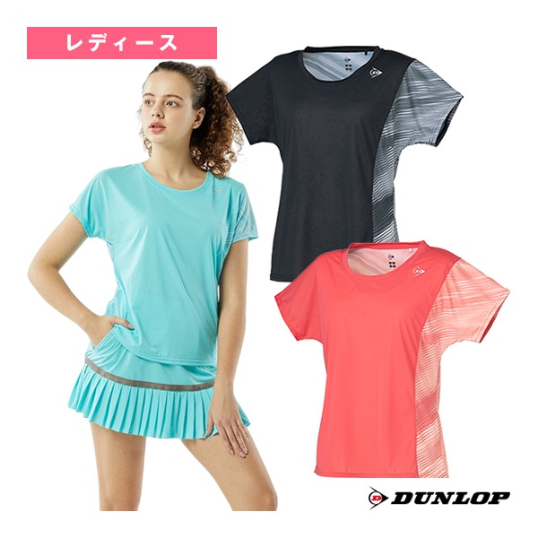 [ダンロップ テニスウェア（レディース）] ゲームシャツ レディース DAP-1523W