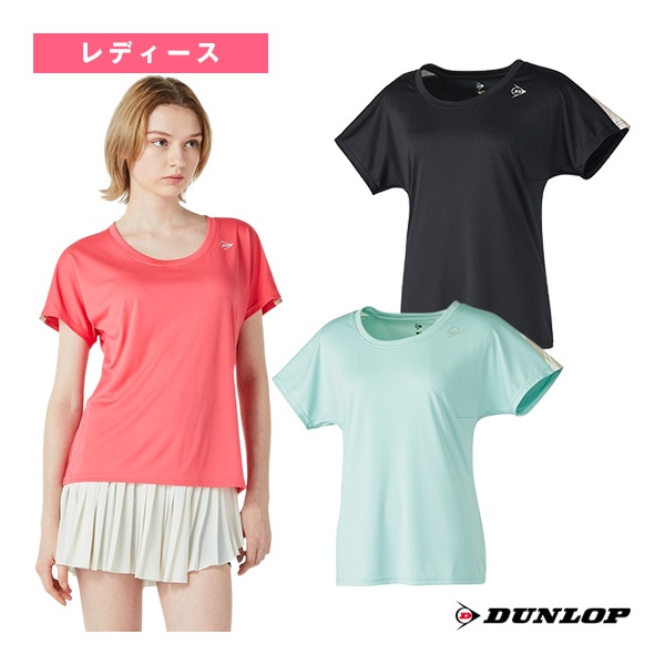 [ダンロップ テニスウェア（レディース）] ゲームシャツ レディース DAP-1563W
