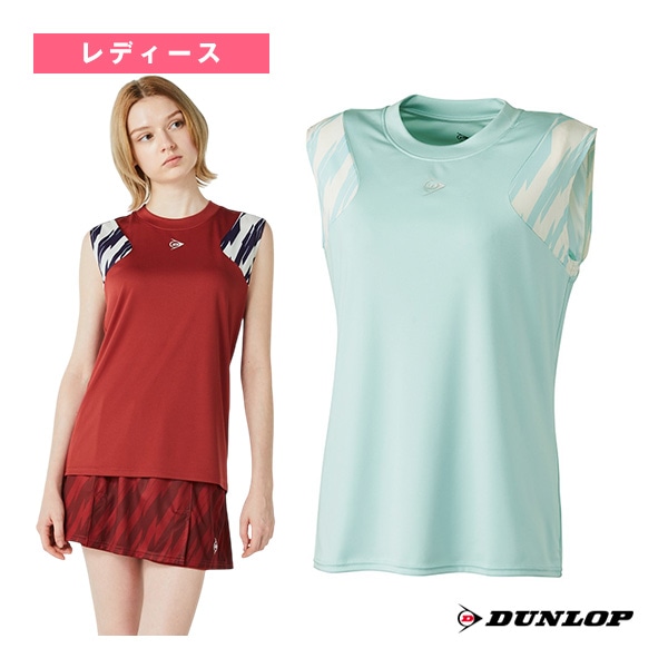 [ダンロップ テニスウェア（レディース）] スリーブレスゲームシャツ レディース DAP-1564W