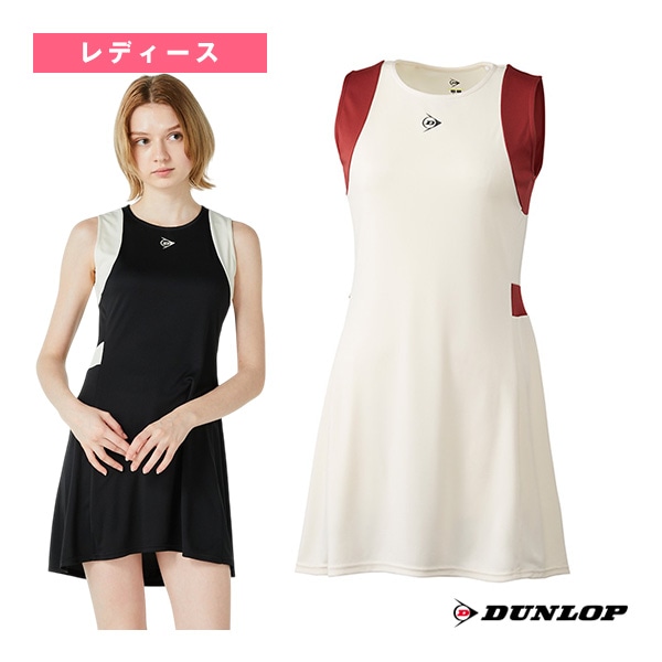 [ダンロップ テニスウェア（レディース）] ゲームワンピース レディース DAP-1565W
