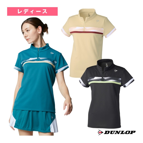 [ダンロップ テニスウェア（レディース）] 2026年02月中旬【予約】ゲームシャツ レディース DAP-1621W
