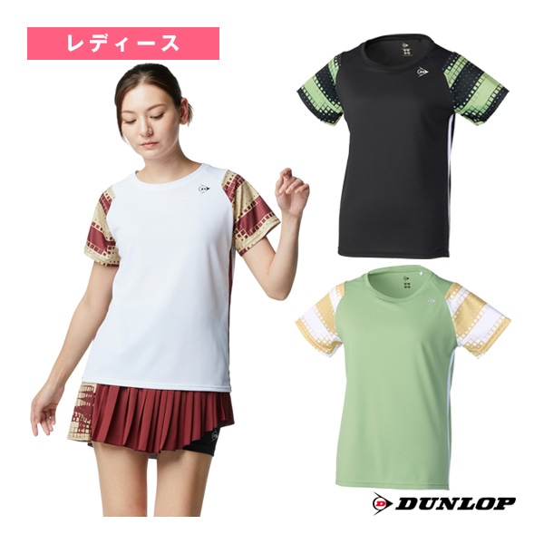 [ダンロップ テニスウェア（レディース）] 2026年02月中旬【予約】ゲームシャツ レディース DAP-1623W