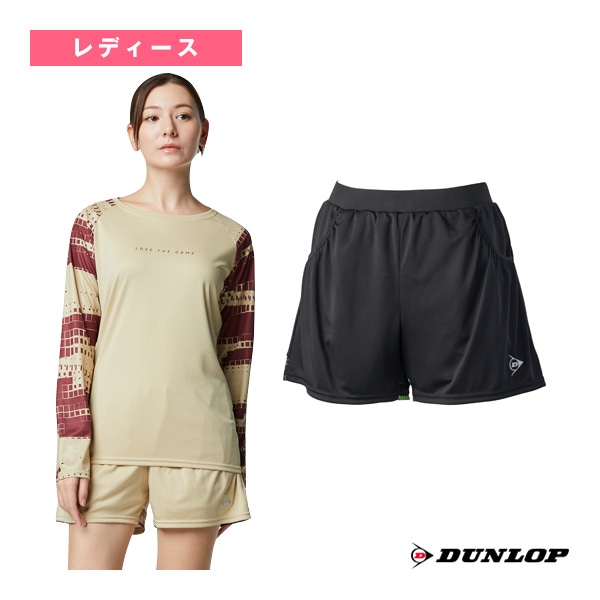 [ダンロップ テニスウェア（レディース）] 2026年02月中旬【予約】ホットパンツ レディース DAS-2685W